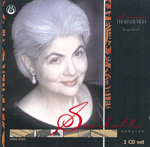 Domenico Scarlatti: Sonatas - Elaine Thornburgh <font color="bf0606"><i>DOWNLOAD ONLY</i></font> LEMS-8049
