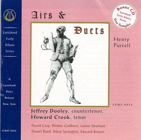 Henry Purcell: Airs and Duets - Jeffrey Dooley, countertenor and Howard Crook, tenor <font color="bf0606"><i>DOWNLOAD ONLY</i></font> LEMS-8024