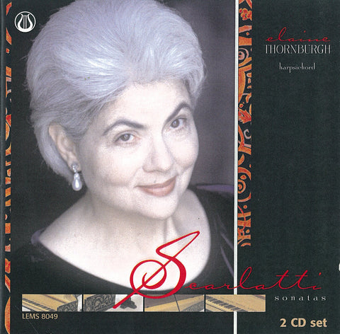 Domenico Scarlatti:  Sonatas - Elaine Thornburgh <font color="bf0606"><i>DOWNLOAD ONLY</i></font> LEMS-8049