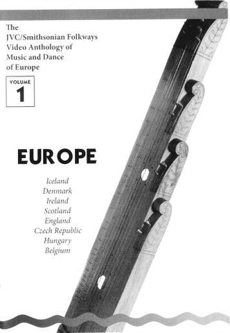 JVC/SMITHSONIAN FOLKWAYS VIDEO ANTHOLOGY OF MUSIC & DANCE OF EUROPE VOL 1 BOOK ONLY